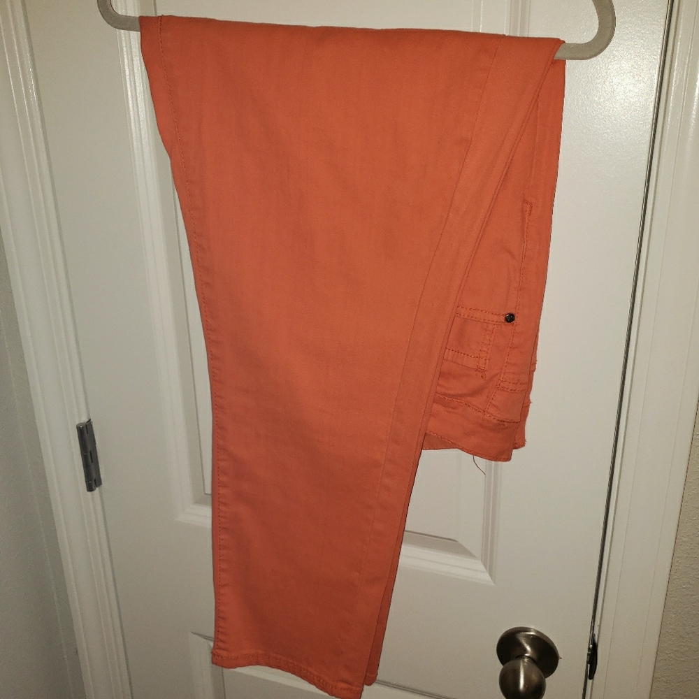 Orange jeans